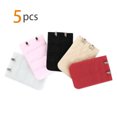 thumbnail image 2 of INSPIRE CHIC Women's 3 Rows 2 Hooks Underwear Bra Extender Brassiere Extension Hooks Strap Adapter Multi-Color-1 5, 2 of 5
