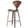 thumbnail image 3 of Satin Stool - Hard Wood Chair in Walnut color SET OF 2, 3 of 7