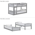 thumbnail image 4 of DHP Sierra Transitional Twin Bunk Beds for Kids, 4 of 6