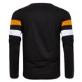thumbnail image 4 of AherBiu T-Shirts à Manches Longues pour Hommes à Col Ras du Cou Ajustés Décontractés Mode Golf Sports Tees Hauts, 4 of 4