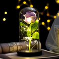 thumbnail image 4 of Everlasting Flower LED Artificial Eternal Rose Glass Cover  Mother Valentines Gift Home Decor, 4 of 6