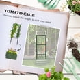thumbnail image 4 of Outsunny Galvanized Raised Garden Bed with 3-Tier Trellis Tomato Cage Green, 4 of 10