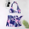 thumbnail image 5 of CEHVOM Ladies Three-piece Bikini Three-piece Short Skirt With Chest Pad Without Underwire, 5 of 5