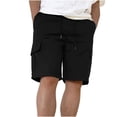 thumbnail image 1 of Birdeem Mens Shorts Mens Casual Solid Color Casual Drawstring Pockets Elastic Sports Shorts, 1 of 11