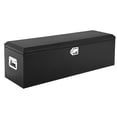 thumbnail image 1 of GloryStar Durable Metal Truck Tool Box, Heavy Duty Steel Diamond Plate Organizer with Lock and Side Handle for RV, Trailer, and Pickup, 1 of 9