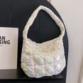 thumbnail image 4 of Women Commute Bag Colorful Quilted Designer Lady Handbags Fashion Hobo Hand Bags, 4 of 9