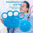 thumbnail image 1 of Balle de Préhension Ergonomique Douce Confortable Bonne Résilience Conception sous Vide Renforceur de Main Point Flottant 3D Massage Réadaptation Gym des Doigts Exercice Prise Musculaire pour Personnes Âgées, 1 of 7