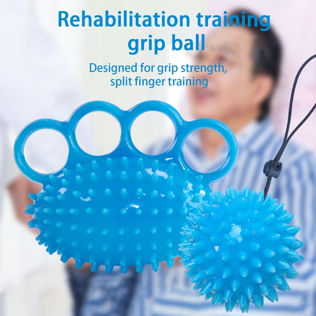 Balle de Préhension Ergonomique Douce Confortable Bonne Résilience Conception sous Vide Renforceur de Main Point Flottant 3D Massage Réadaptation Gym des Doigts Exercice Prise Musculaire pour Personnes Âgées