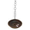 thumbnail image 1 of Ancient Graffiti Flamed Rain Chain Receptacle Basin with 23" of Chain, 1 of 4