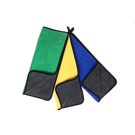 IH Casa Decor Super Absorbency Microfibre Cleaning Towel Asstd - Set of 3