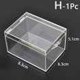 thumbnail image 1 of Clear Plastic Box Rectangular ct Specimen Display Desktop Storage Boxes, 1 of 11