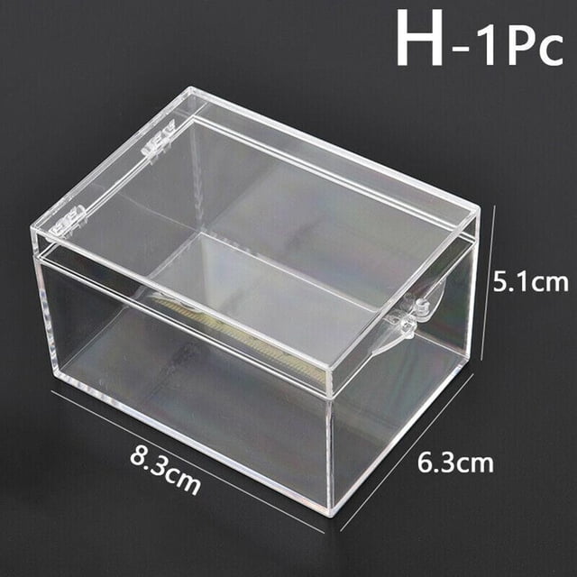 Clear Plastic Box Rectangular ct Specimen Display Desktop Storage Boxes