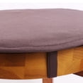 thumbnail image 1 of mmirethe Comfortable Round Chair Cushion For Bistros - With Durable Ties For Secure Fit Soft And Comfortable light gray 2Set, 1 of 6