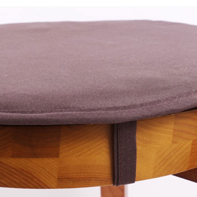 mmirethe Comfortable Round Chair Cushion For Bistros - With Durable Ties For Secure Fit Soft And Comfortable light gray 2Set