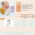 thumbnail image 3 of Thin Infant Baby Girl Kid Sock Frilly Lace Socks Ankle Summer Sock Princess Socks, 3 of 4