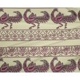 thumbnail image 4 of oneOone Polyester Lycra Fabric Floral & Peacock Block Print Sewing Fabric BTY 56 Inch Wide, 4 of 4