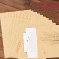 thumbnail image 4 of Enveloppes pour Lettres d'Invitation, Enveloppes Kraft Exquises Durables Résistantes à l'Usure 10 Pcs Grande Capacité pour Dossiers, 4 of 7