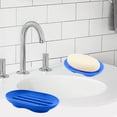 thumbnail image 1 of Soap Drainer Box, Non-Slip Silicone Soap Holder, Bathroom Soap Tray with Drain Holes, Compact Soap Dish for Countertop, Shower, Kitchen, Easy to Clean, Neat Decor, Space-Saving Design, 1 of 6