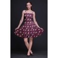 thumbnail image 3 of Bimba Robe Soleil Mini à Taille Smockée pour Femmes à Imprimé Floral, Tenue de Fête d'Été pour les Vacances - XX-Grand, 3 of 5