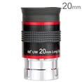 thumbnail image 1 of Astronomical Telescope Eyepiece 1.25 Inch 68 Degrees Wide Angle Monocular Eyepiece with Rubber Guard, 20mm, 1 of 4