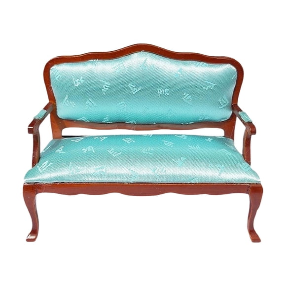 TISHITA Chaise de Mobilier de Maison de Poupée 1/12 Décoration de Maison de Poupée pour Cuisine Boutique Chambre Deux Places