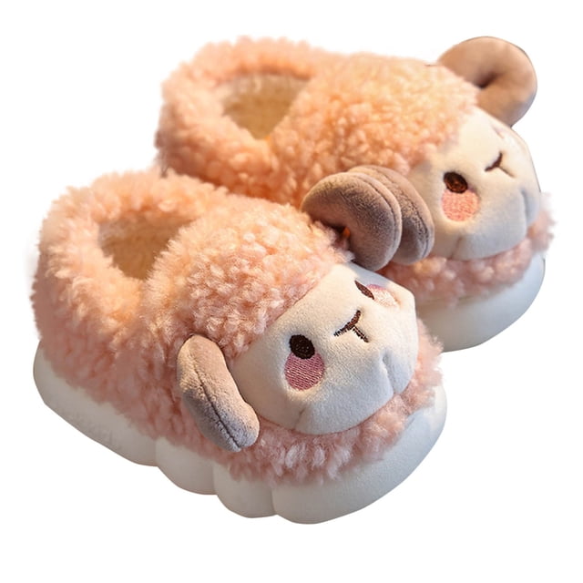 Fall/Winter Savings! SROBPTY Girl's Slippers, Winter Children Add Non Keep Warm Homepers