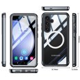 thumbnail image 3 of Case for Samsung Galaxy A36 5G, Heavy Duty & Rugged [Built-in Screen Protector] Shockproof Drop Protection with Port Anti-Dust/Scratch 360 Full Body Phone Cases For Samsung Galaxy A36 5G,Black, 3 of 8