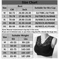 thumbnail image 3 of Wuffmeow Women Floral Lace Bralette Padded Breathable Sexy Racerback Lace Bra, 3 of 7