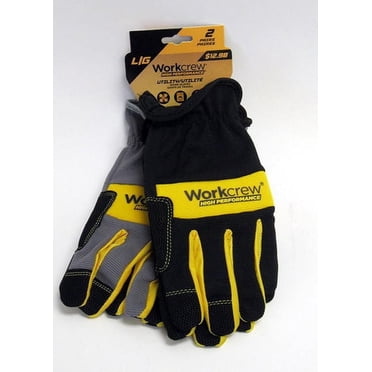 WorkCrew HP 2Pk Utility Glove Large