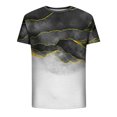 thumbnail image 5 of Qertyioot Chandails de Sport pour Hommes, T-Shirt Décontracté à Col Rond Imprimé, Chandail de Sport D\'entraînement Physique à Manches Courtes, 5 of 5