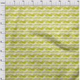 thumbnail image 4 of oneOone Cotton Flex Lime Green Fabric Asian Wave Sewing Craft Projects Fabric Prints By Yard 40 Inch Wide, 4 of 4
