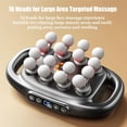 thumbnail image 2 of Therapulse Pro Massage, PulseForce Massage, 16-Drive 8-Head Massages Gun Set, 30 Intensity Levels & 3 Smart Modes, 50kg Deep Pressure, for Legs, Back, Arms, Waist (Black,16-heads), 2 of 7
