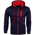 thumbnail image 2 of ORUYROP Sweat à Capuche Zippé pour Hommes, Mode Automne/hiver 2023, Veste Décontractée à Manches Longues, 2 of 4