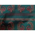 thumbnail image 4 of oneOone Cotton Poplin Fabric Peacock Block Print Fabric By Yard 42 Inch Wide, 4 of 4
