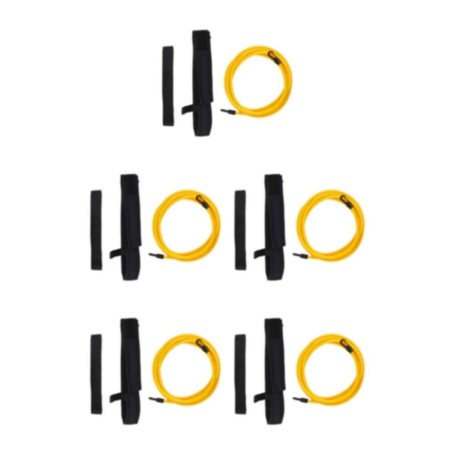Baohd Ceinture d'Entraînement de Natation Réglable et Confortable Pas Plus Dur Jaune-4 Mètres 5Ensemble