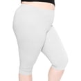 thumbnail image 1 of Stretch Is Comfort Women's Plus Size Knee Length Leggings| Adult X-Large - 7x, 1 of 5