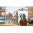 thumbnail image 2 of Ahgly Company Tapis d'Intérieur Lavable en Machine Carré Transitionnel Caramel Brun, 3 Pieds Carré, 2 of 7