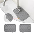 thumbnail image 1 of Drain Rack Kitchen Accessory for Draining and Water Retention Pad | Silicone Cushion for Double Faucet Use in Kitchen and Bathroom, 1 of 4