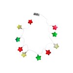 Led String Light 10L Metallic Stars Décor