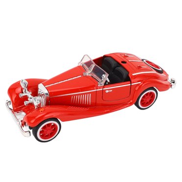 Modèle de Voiture Convertible 1:32, Jouet Moulé sous Pression en Alliage Vintage pour Enfants avec Détails Impeccables pour Collectionneurs et Passionnés