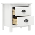 thumbnail image 2 of vidaXL Table de Chevet Table d'Appoint Salon Bureau Bois Massif Pin, 2 of 5