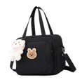 thumbnail image 4 of Xuanheng Sac à Couches Compartiment Sac à Main Réutilisable Sac de Maquillage Élégant pour Maman Sac de Rangement Noir, 4 of 8