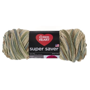 Red Heart® Fil Super Saver®, Imprimés, Acrylique #4 Médium, 5oz/142g, 236 Yards