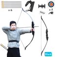 thumbnail image 1 of Outdoor Recurve Bow and Arrow Set 40 Pounds Adult Professional Hunting Bow and Arrow Shooting Practice Arrow Set Accessories, 1 of 10
