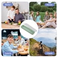 thumbnail image 5 of 2Pcs Portable Travel Tableware Storage Box Case, 8in Simple Utensil Holder with Lid for Cutlery Flatware, Foldable Plastic Silverware Holder for Lunch Box, 5 of 5