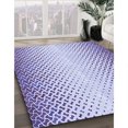 thumbnail image 3 of Ahgly Company Tapis d'Intérieur Lavables en Machine, Circulaires, Bleus Célestes Transitionnels, Ronds de 4 Pi, 3 of 7