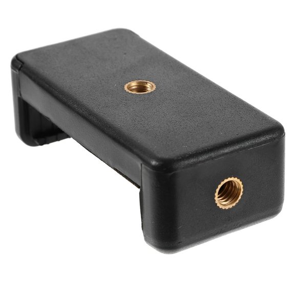 CHUANK Double Clip Phone Holder Tripod Adapter Vertical Bracket