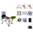 thumbnail image 2 of Fishing Chair, 6 Levels Height Adjustable Folding Fishing Director Chair Breathable Collapsible Aluminium Alloy  For Outdoor Upgrade Version, 2 of 3