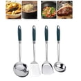 thumbnail image 4 of Cooking Wooden Shovel Clearance! Kitchen Spoon Strainer Stainless Steel Spoons for Cooking Restaurant Cooking Utensils Kitchen Tools Kitchen Utensils & Gadgets Kitchen Items, 4 of 5