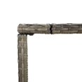 thumbnail image 3 of vidaXL Bar Table with Glass Top Grey 110x70x110 cm Poly Rattan, 3 of 4